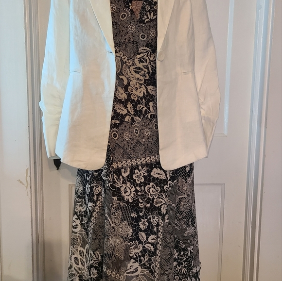 90s Bias cut dress by Lapis size Small - Picture 4 of 5